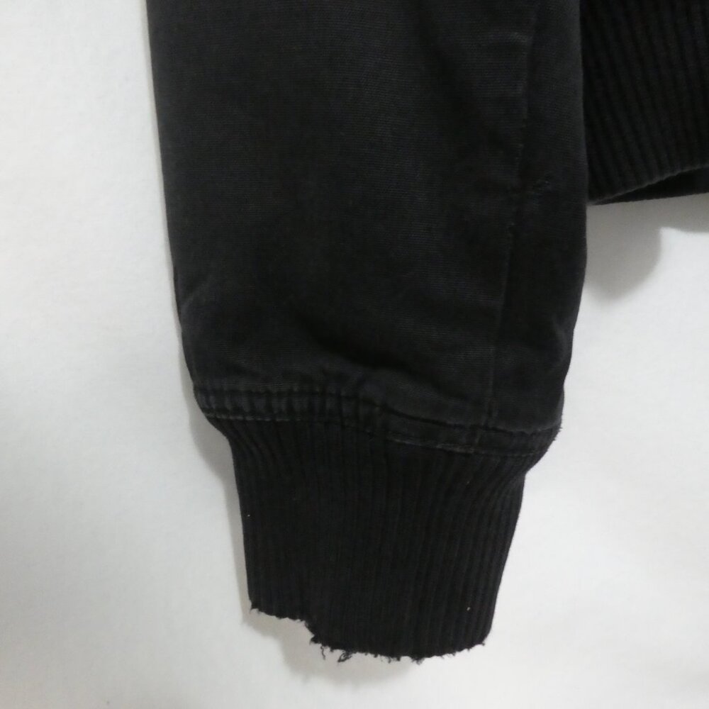 Aritzia TNA | small | Black Jacket With Fuzzy Faux Fur Lining - Picture 13 of 16